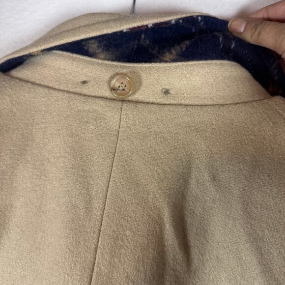 Vintage Zero King Men’s Wool Blend Coat Plaid Lining Granpacore sz 46 USA Made - Picture 4 of 11